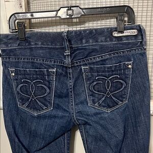 Express Dark Blue Straight leg jeans